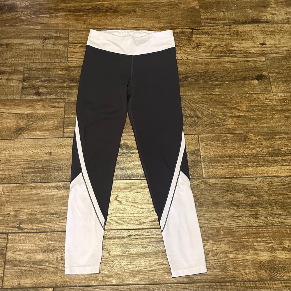 Athleta Girl Pink and Brown Elevate High Rise Tight / Leggings XXL/16